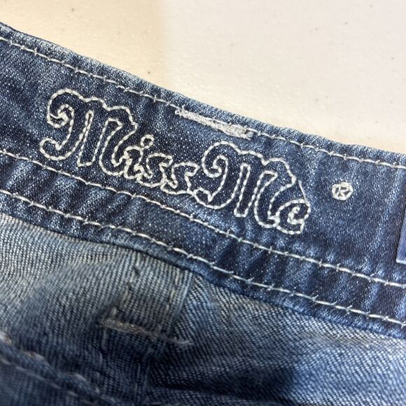 Miss Me Jeans Womens Mid Rise Skinny Style JP5489S4 Size 29 EUC - Picture 9 of 12